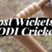 Most Wickets in ODI Cricket