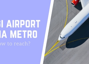 how to reach IGI Airport via metro