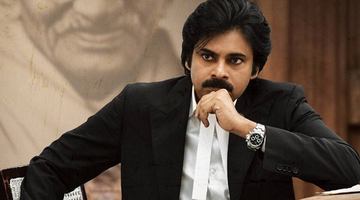 Pawan Kalyan in the movie Vakeel Sahab