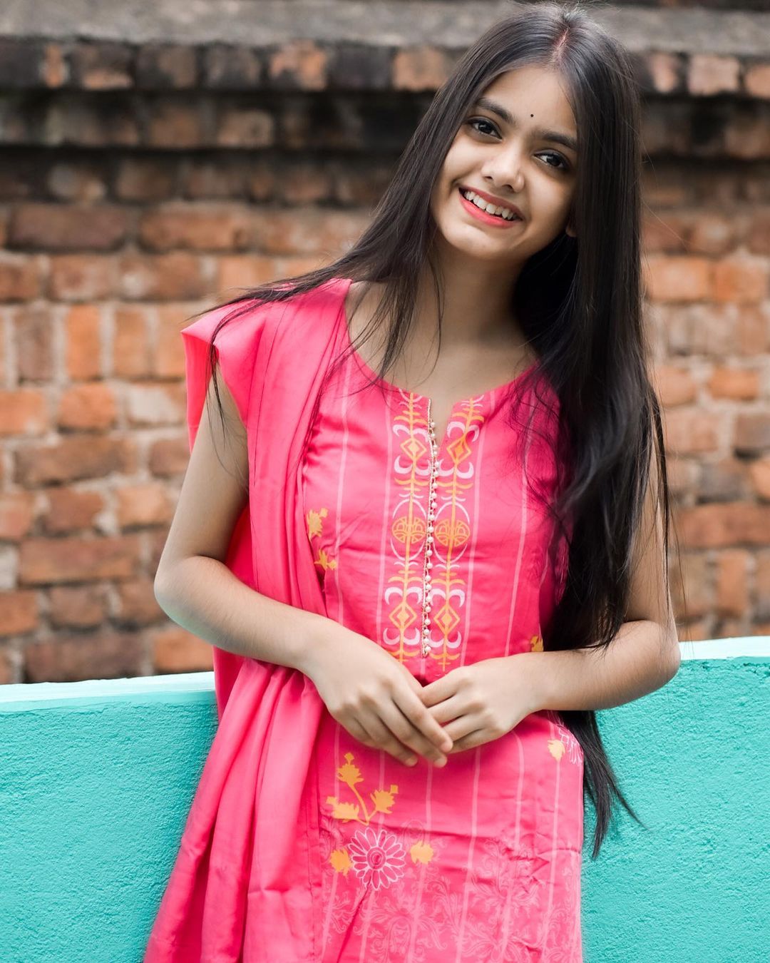 Ayantika Kar in Pink Ethinic Dress 