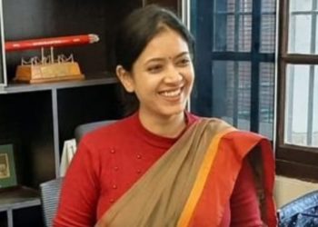 Dr. Tanu Jain at Office in Saree
