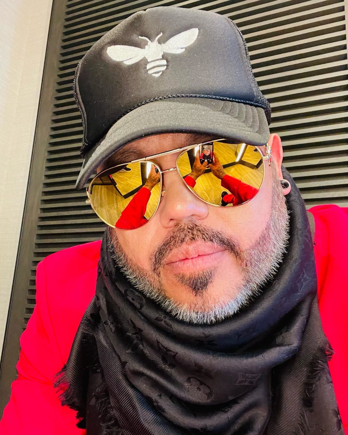 A.B Quintanilla wearing sunglasses