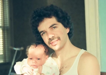 Joel with his daughter