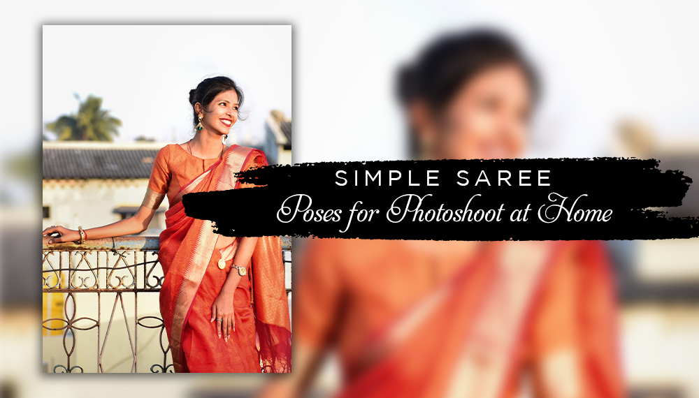 simple saree poses for photoshoot