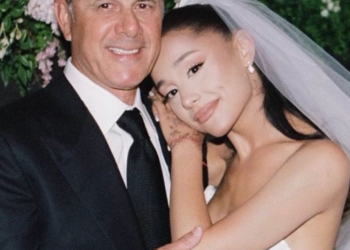 Edward with Ariana on her wedding