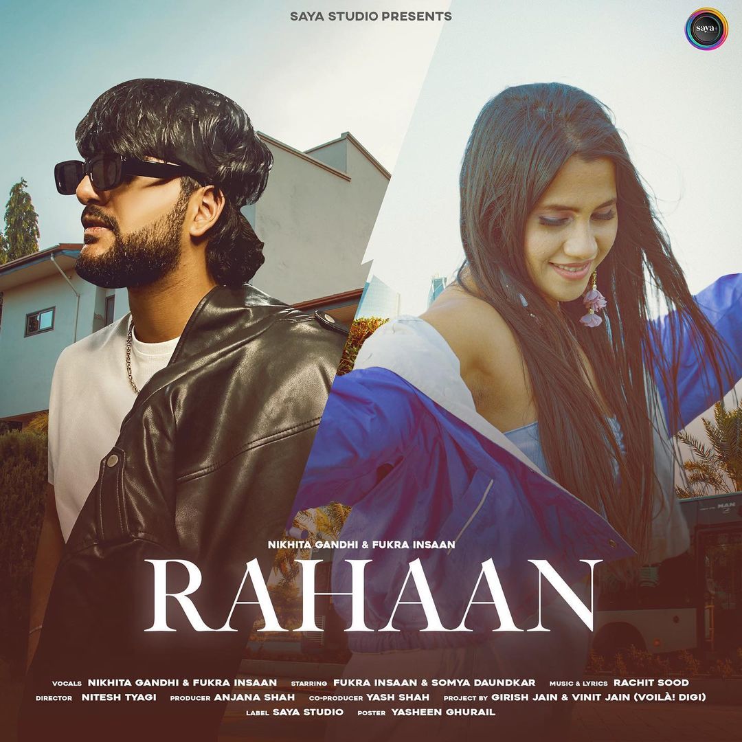 Poster of Abhishek's latest song Rahaan. 