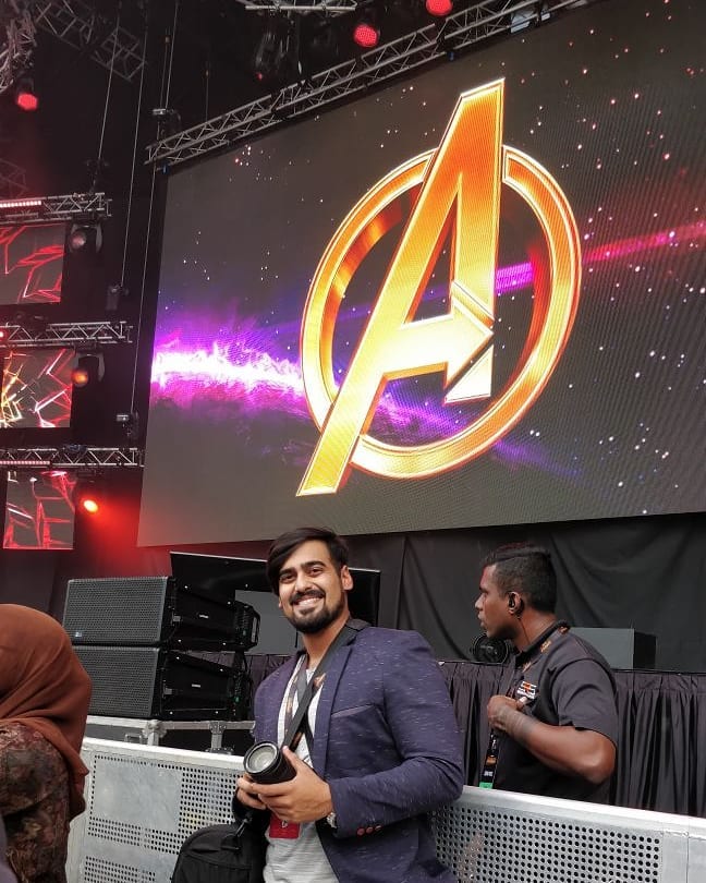 Jadoo at the Avengers: Infinity War launch. 