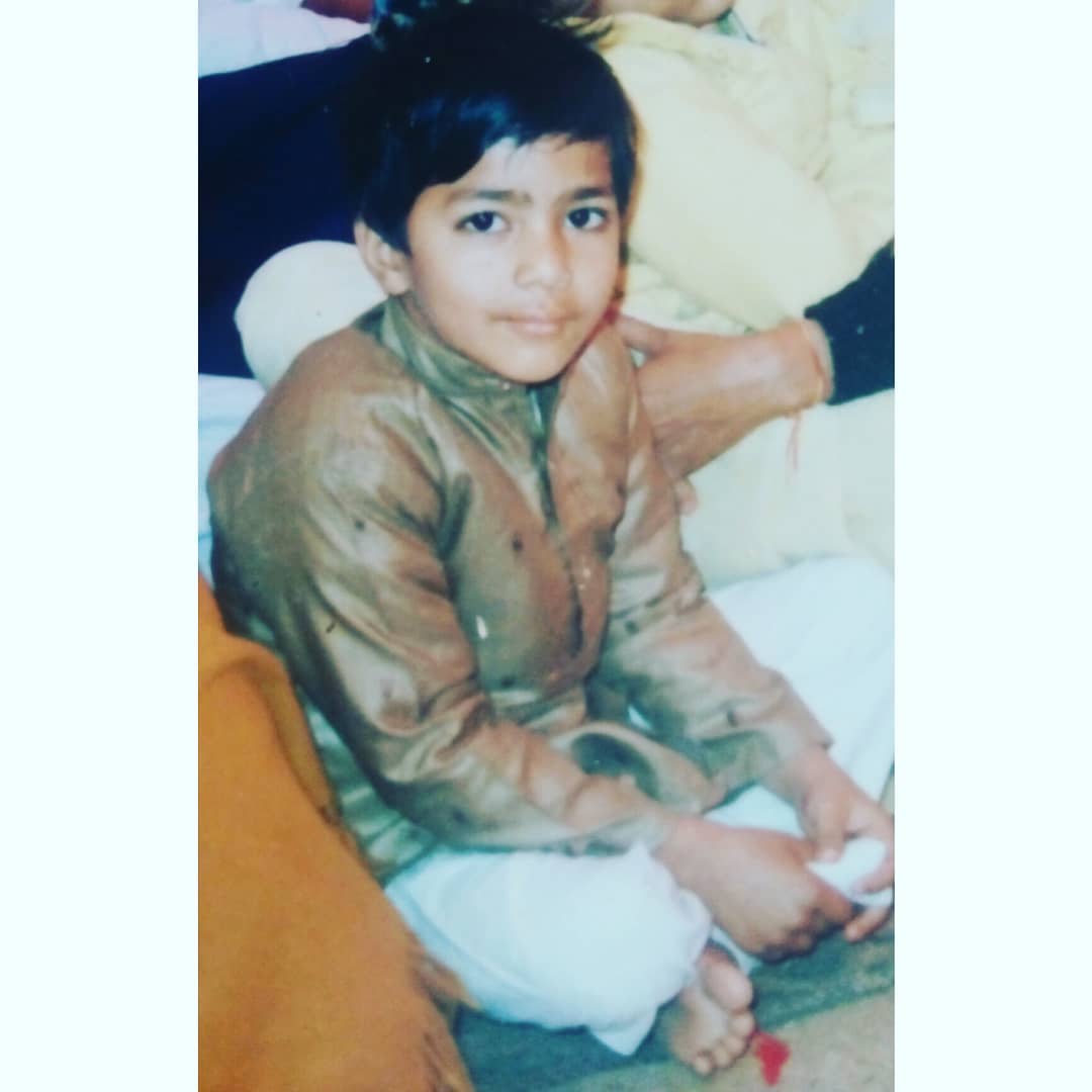 Childhood Image of Samraat Bhai. 