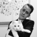 Quinn Culkin's brother with his cat