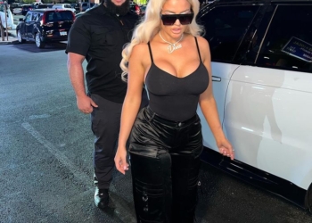 Danii Banks in black outfit