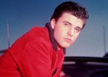 Ricky Nelson in red shirt
