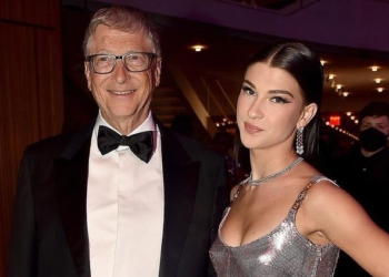 adele with father bill gates