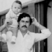 Pablo Escobar with his kid