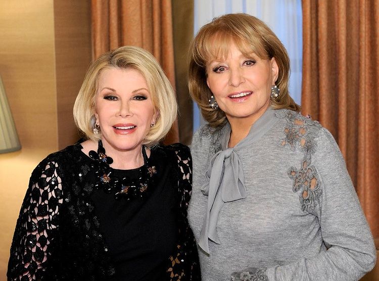 Melissa with Barbara Walters 