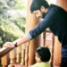 Allari Naresh in balcony with his daughter