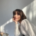 Sevda Erginci in white top