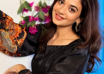 Shruti Sharma in black top