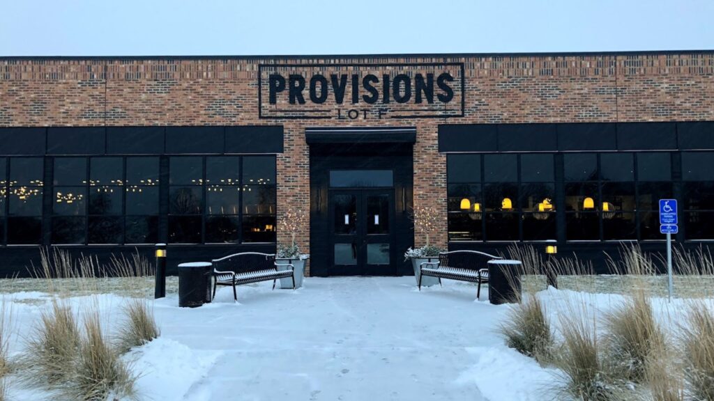 Outside view of Provisions Lot F