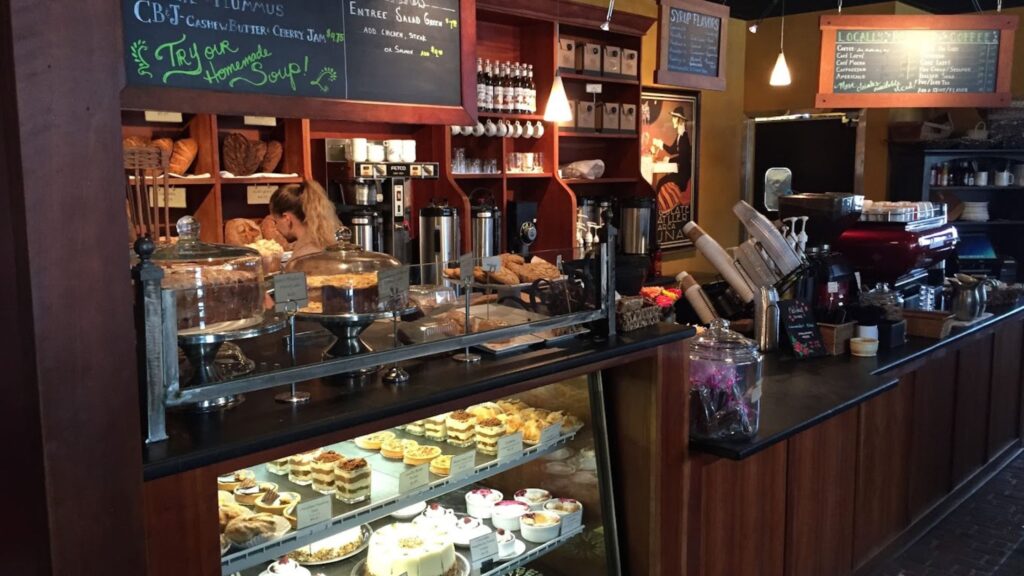 Inside view of 'The Cafe' in Ames. 