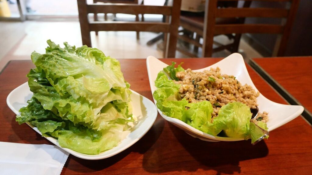 A pork dishes in New Bangkok thai restaurant in Wan Chai