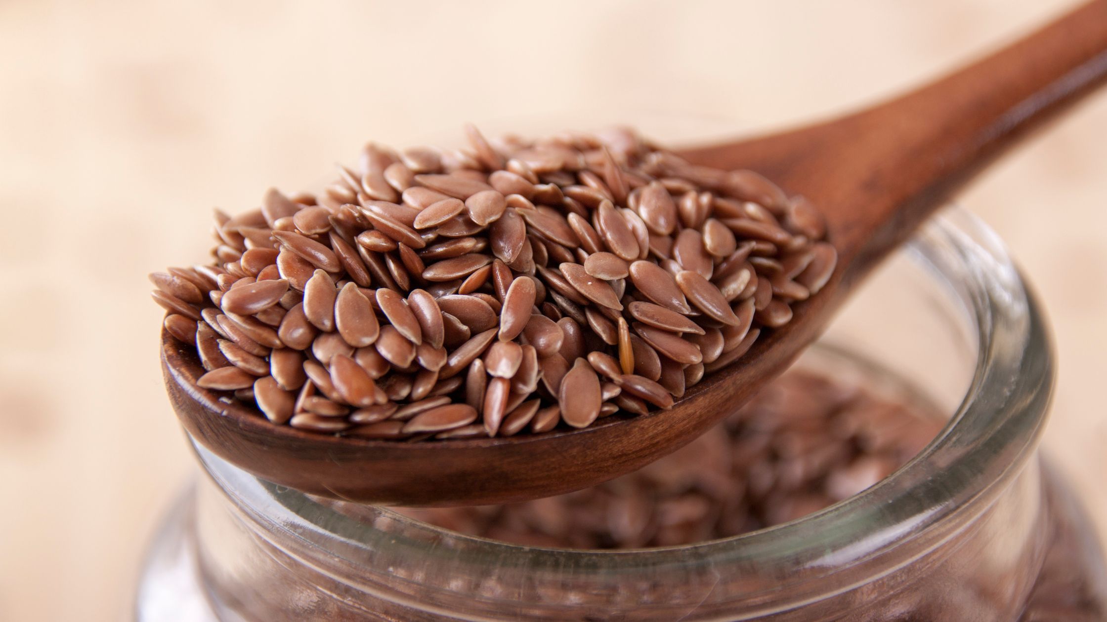 A spoon full of Aliv seeds.