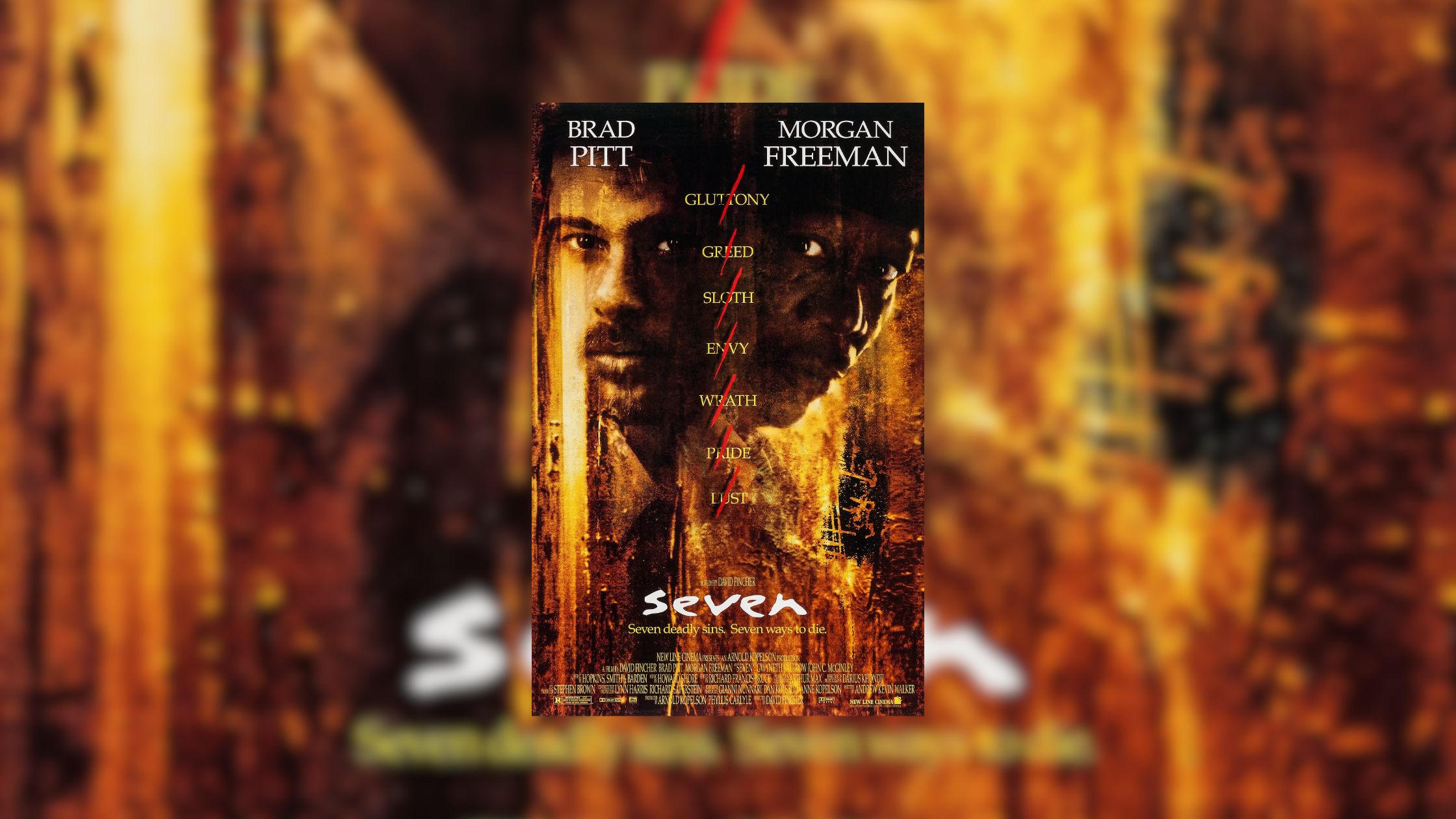 Poster Image of the film Seven released in 1995.