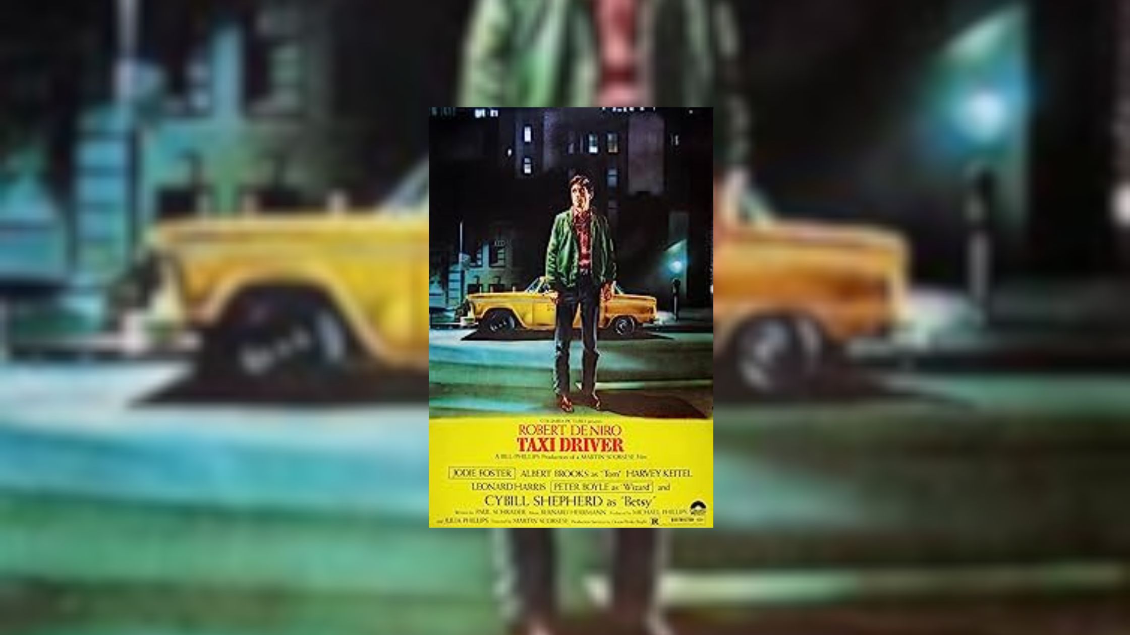 Poster from the film Taxi Driver released in 1976.