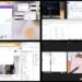 Collage of split screen on Mac