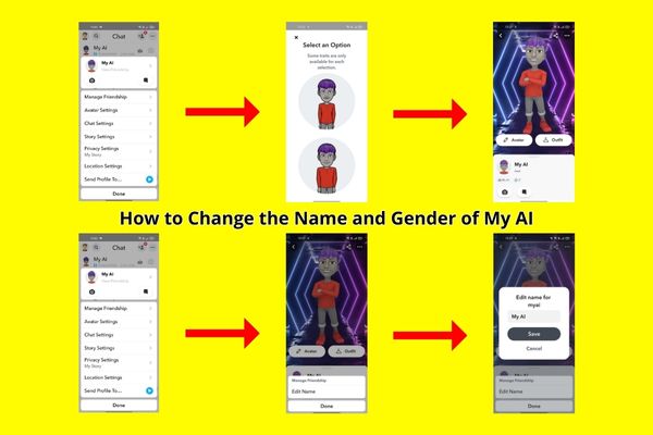 How to Change the Name and Gender of My AI