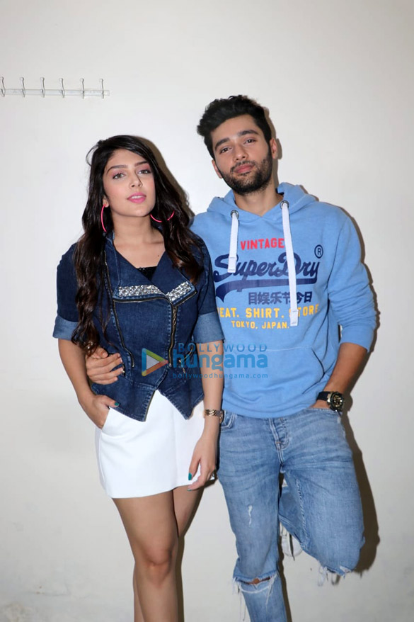 Utkarsh Sharma and Ishita Chauhan at NM College.