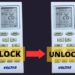 how to unlock voltas AC remote