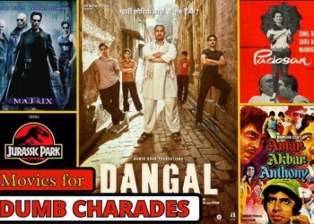 top 100 movies for dumb charades