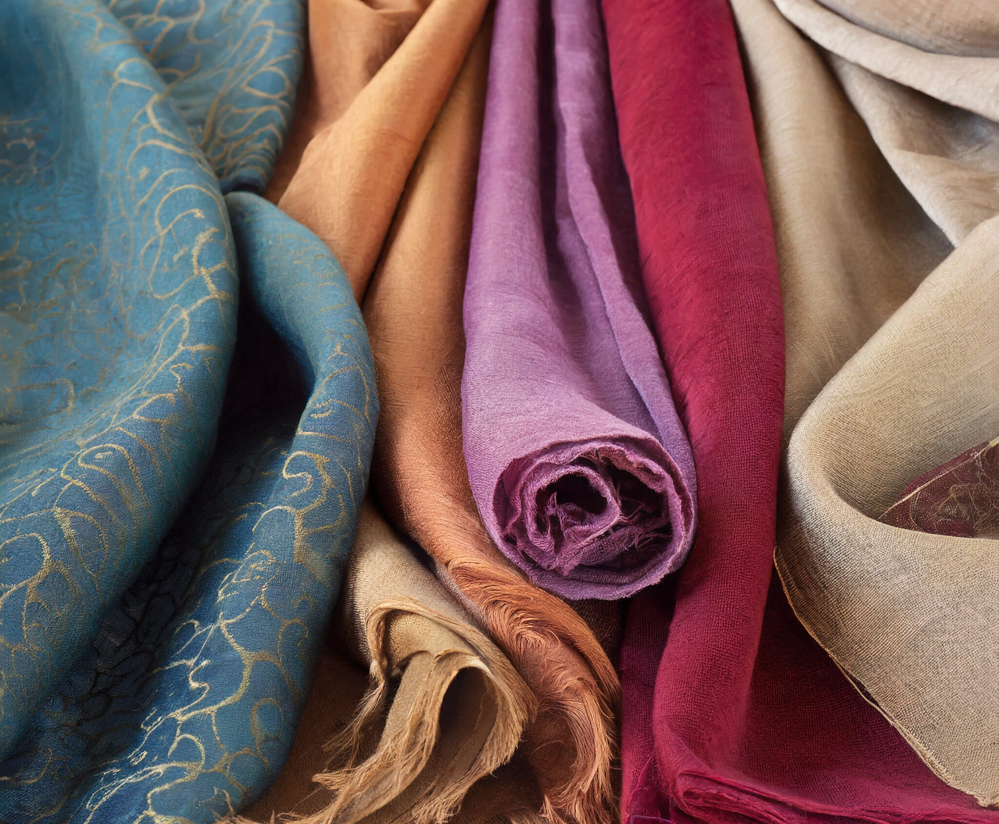 woollen , pashmina, silk , velvet fabrics for saree 