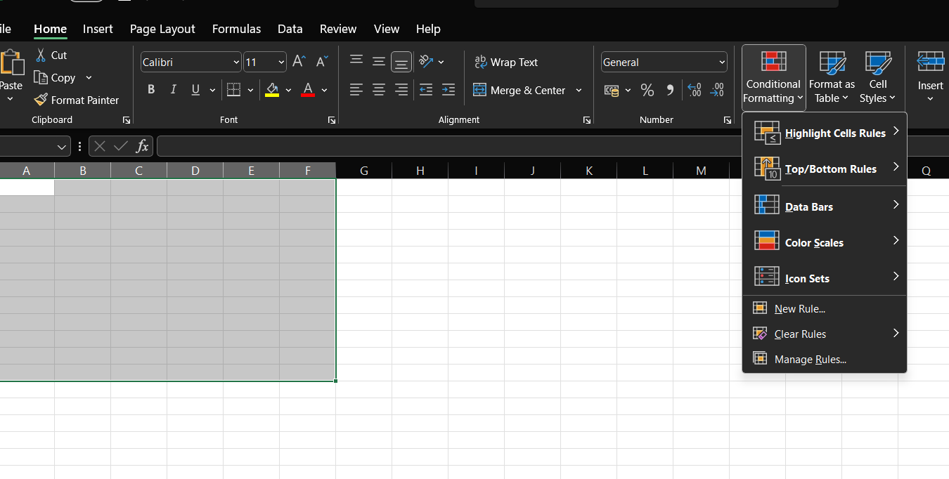 How to Remove Conditional Formatting in Excel