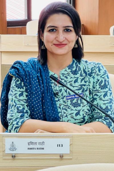 Ishita Rathi a female IAS officer