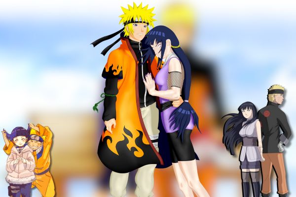 Naruto Uzumaki And Hinata Hyuga - Naruto