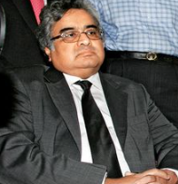 Harish Salve in layer suit 