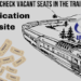 How To Check Vacant Seats In the Train Application/ Website