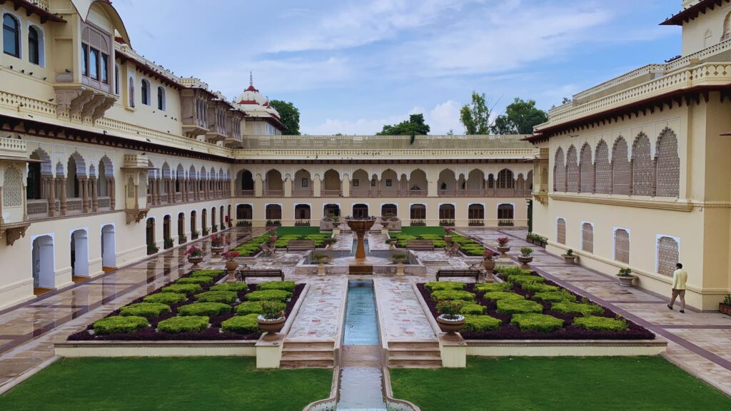 A view of Rambagh Palace
