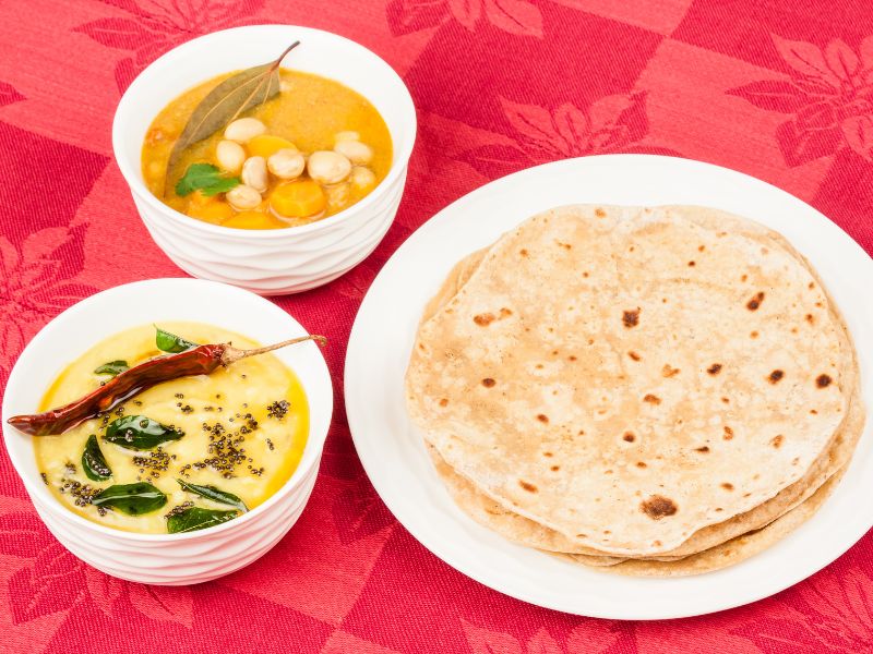 Vegetable and Chapati