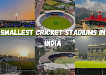 Collage of smallest cricket stadiums in India
