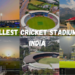 Collage of smallest cricket stadiums in India