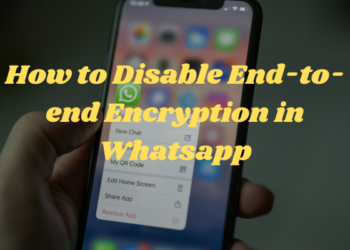 How to disable end-to-end encryption in Whatsapp