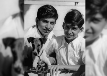Jimmy Naval Tata childhood photo wih Ratan Tata
