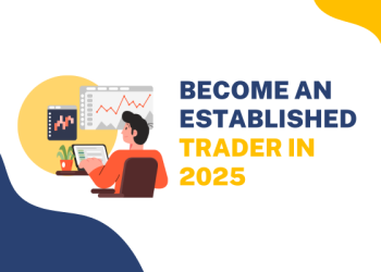Trader doing trading